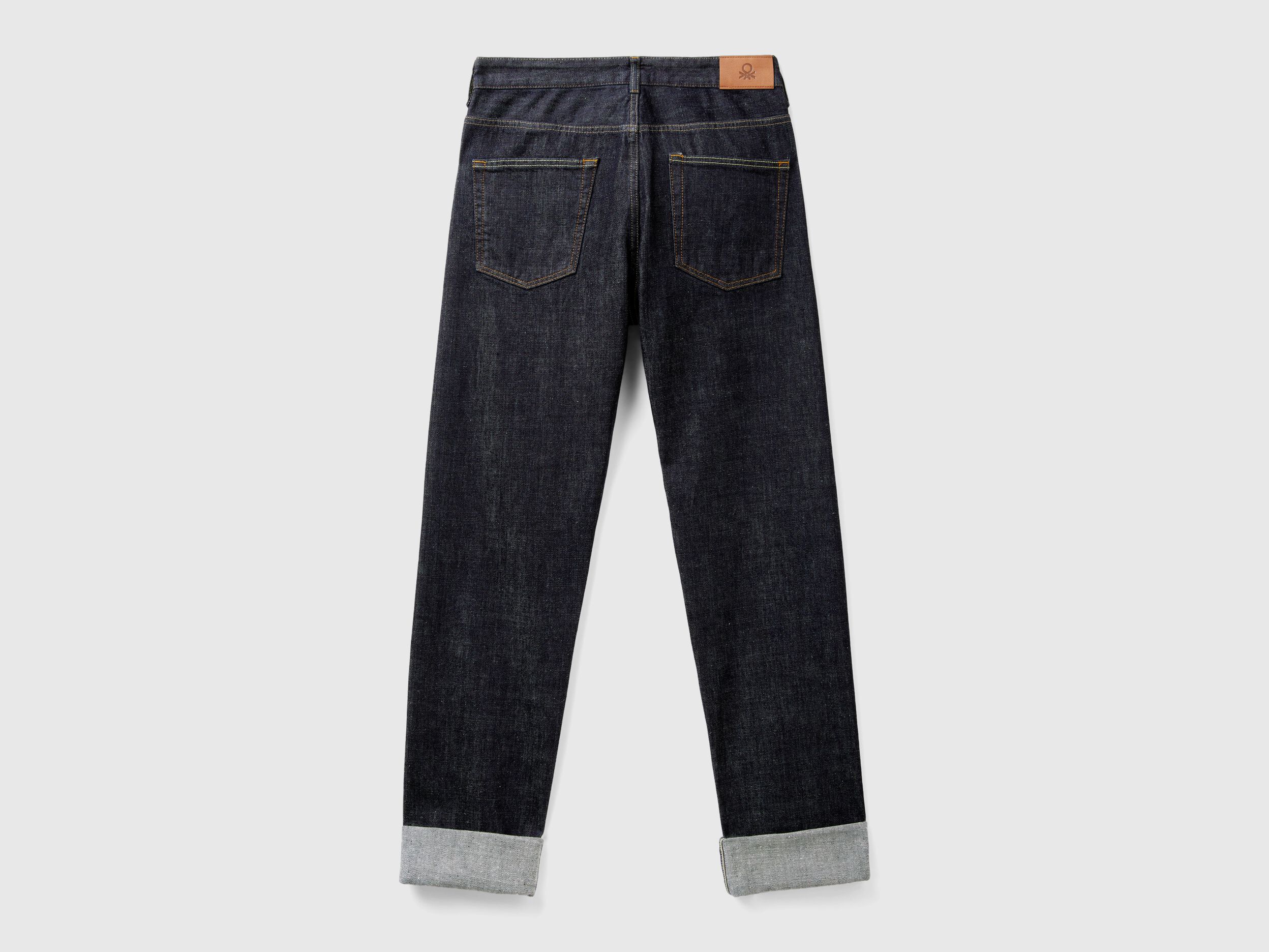 Selvedge denim jeans Black Benetton