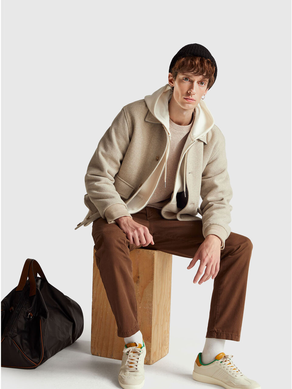JACKET W/HOOD L/S Men image number null