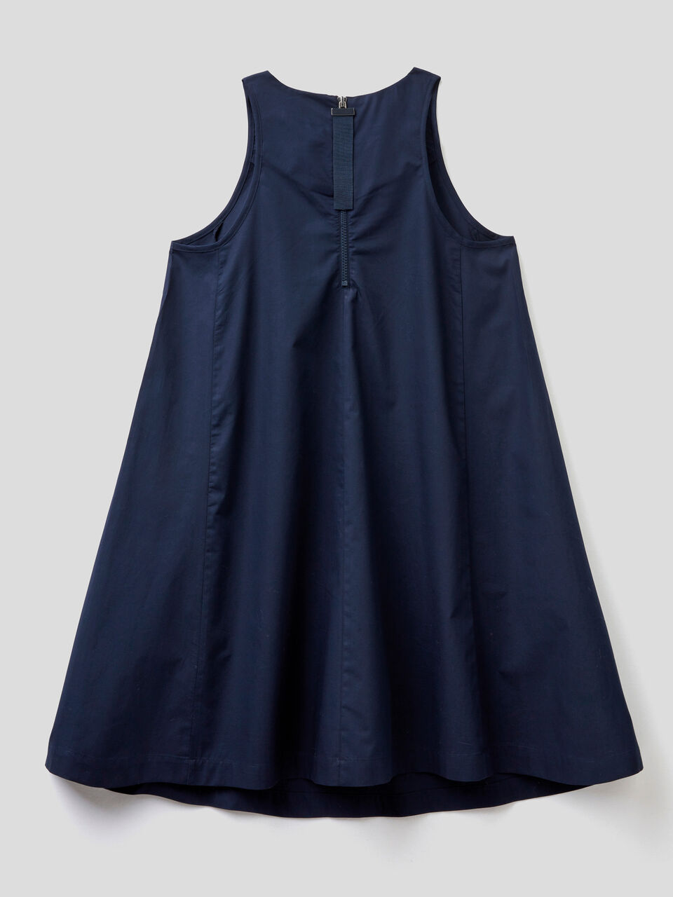 Sleeveless A-line dress - Dark Blue