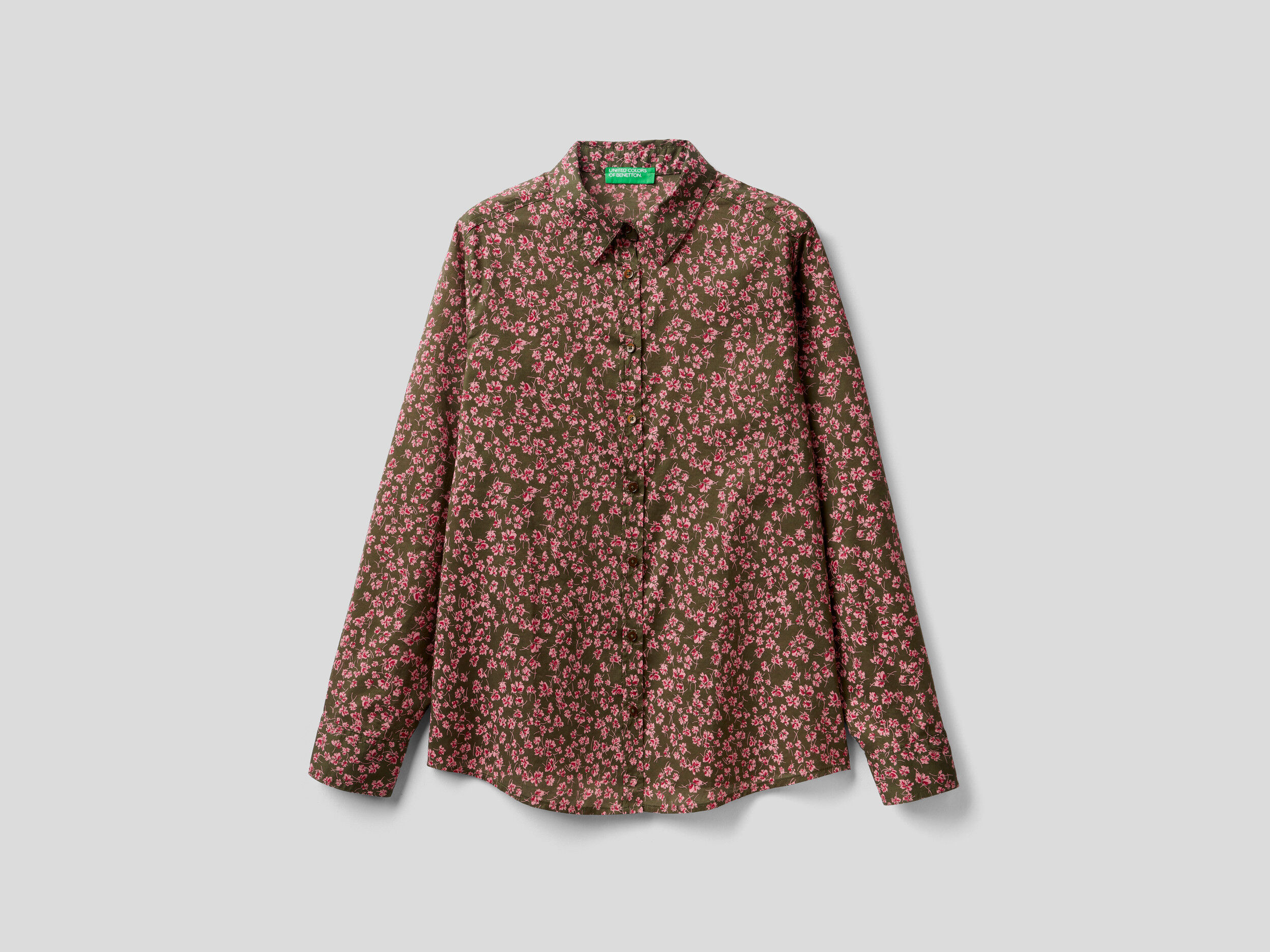 Military green hotsell shirt women's