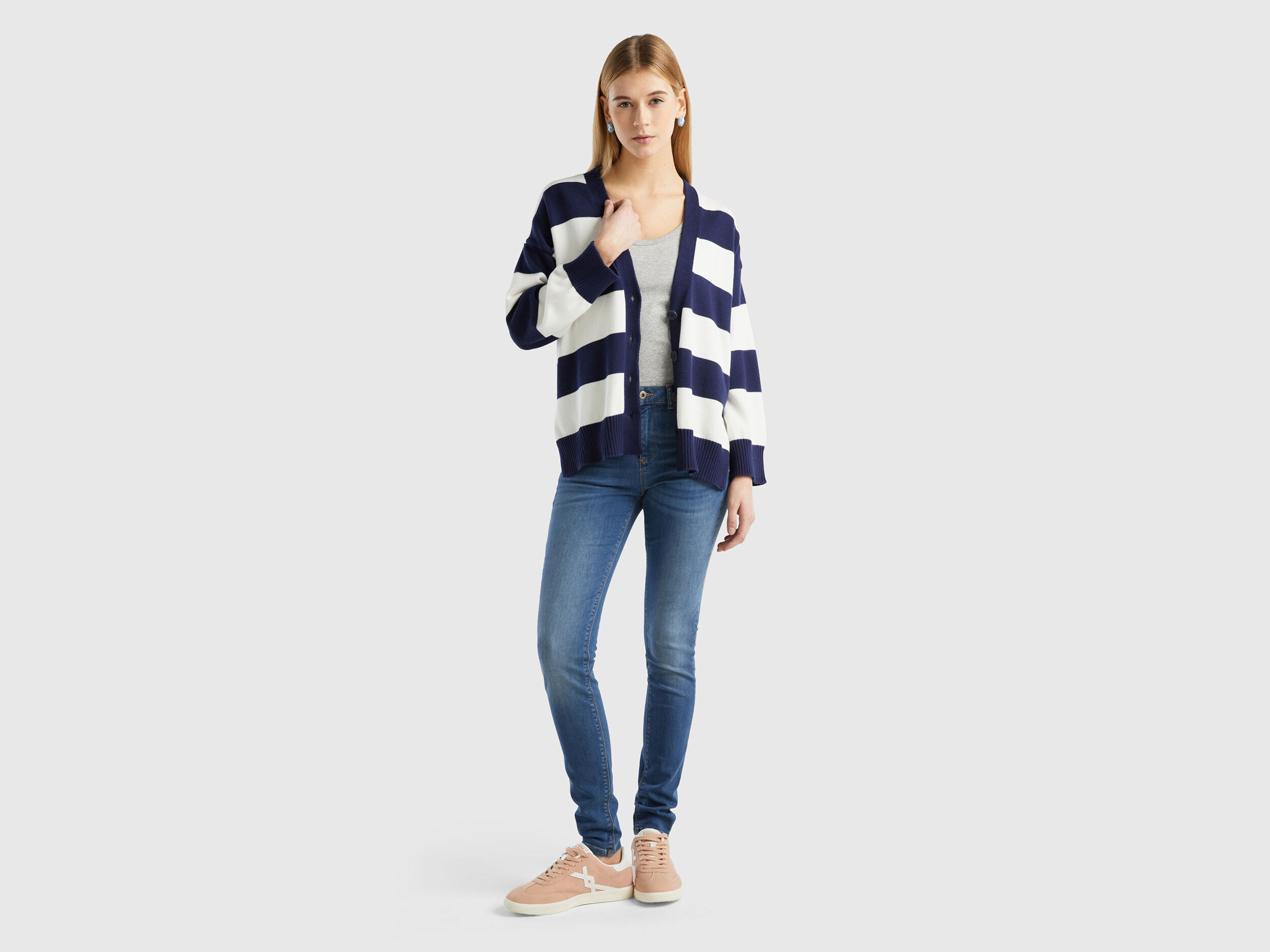 Skinny fit push up jeans Blue Benetton