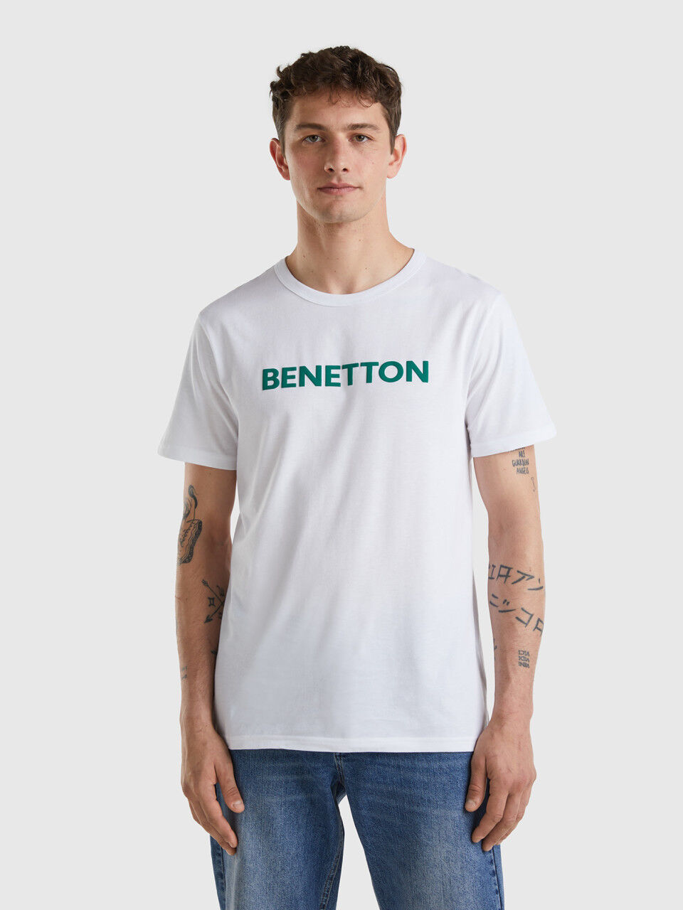 Camiseta benetton hombre sales