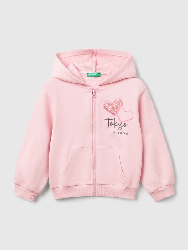 Hoodie with sequins Junior Girl