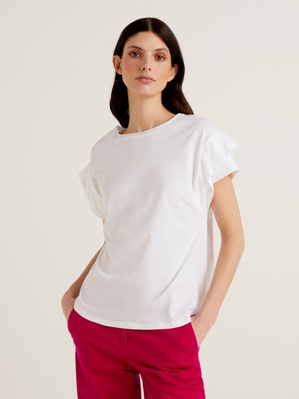 Camiseta holgada de algodón orgánico Mujer