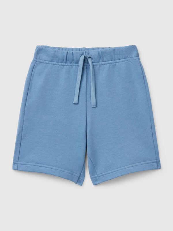Bermuda shorts in cotton fleece Junior Boy