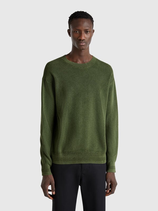 Jersey de punto de puro algodón Hombre