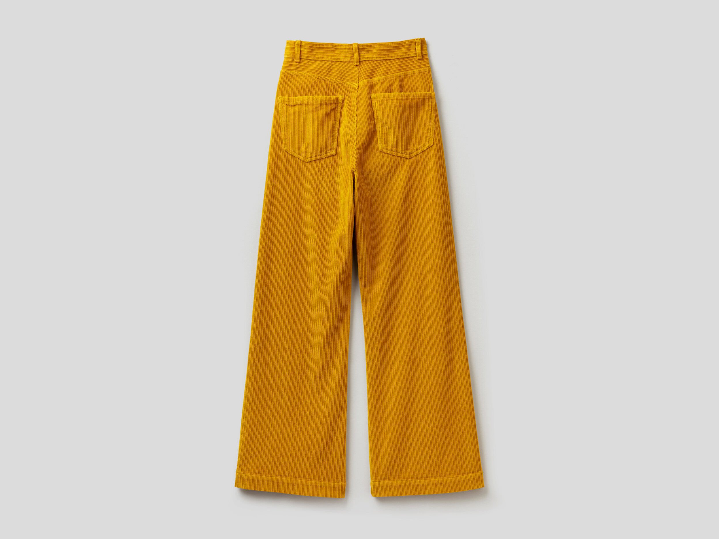Mustard velvet hot sale pants
