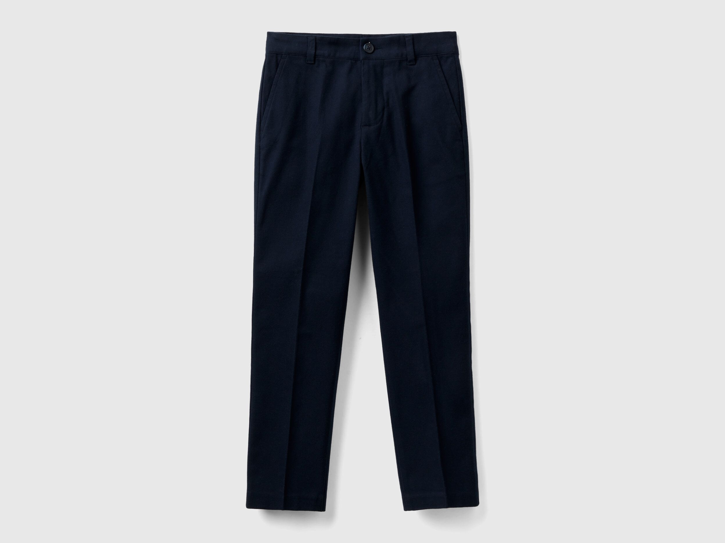 Blue flannel trousers | The Kooples - US