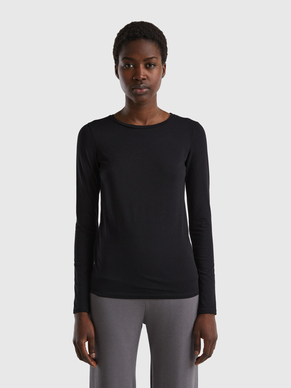 Long sleeve super stretch t-shirt