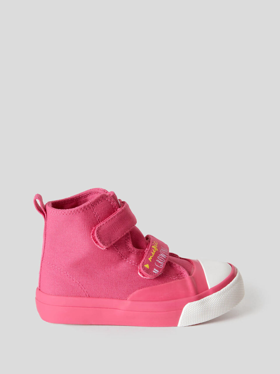 Sneakers altas con cierre de velcro image number 1