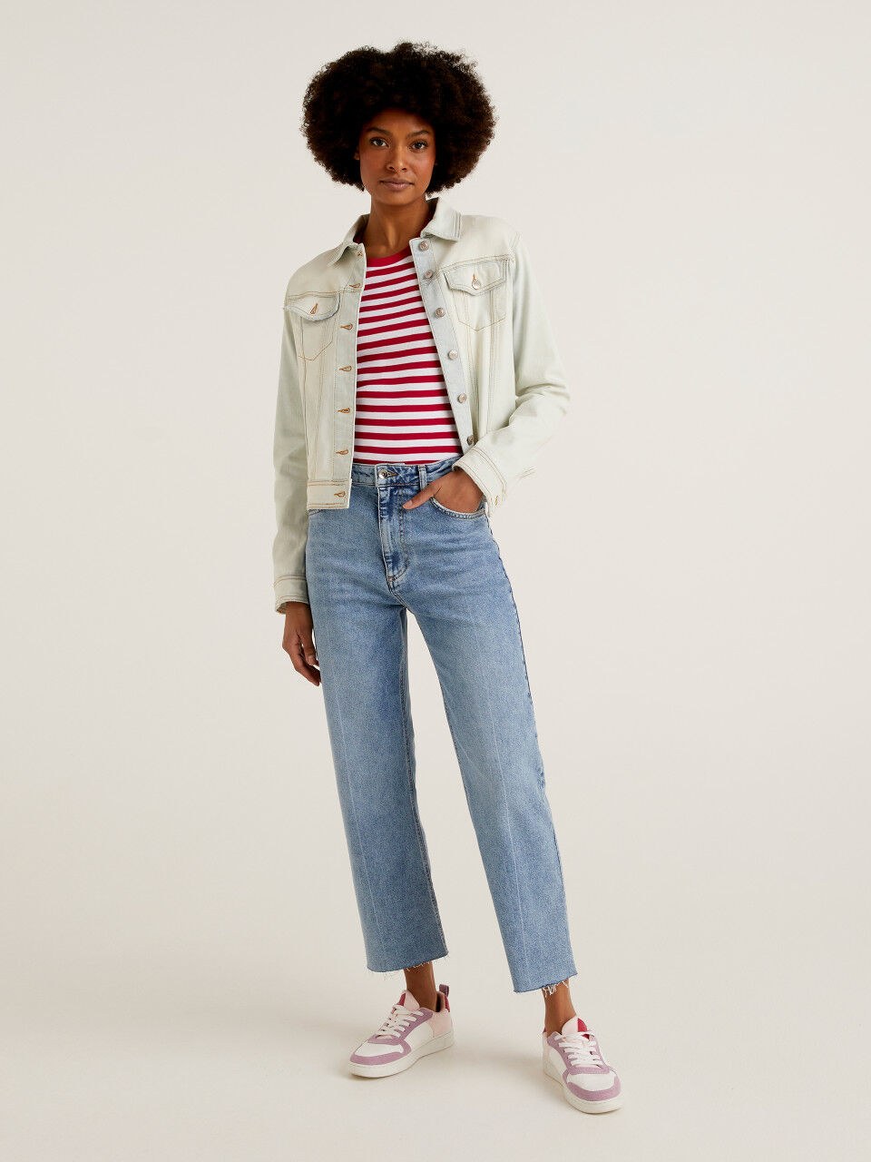 Benetton clearance jeans jacket