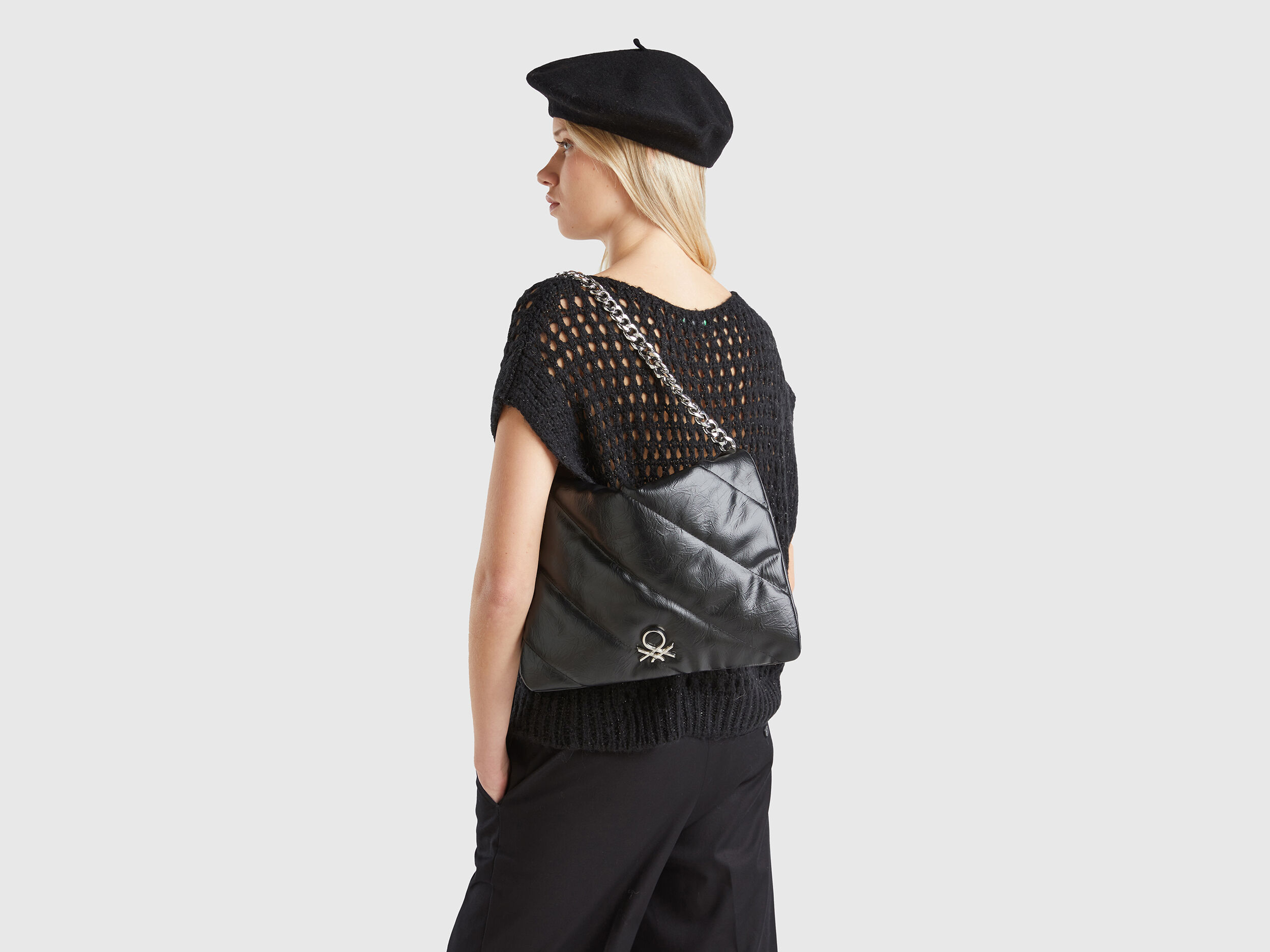 FLAP SHOULDER BAG - Black | ZARA United States