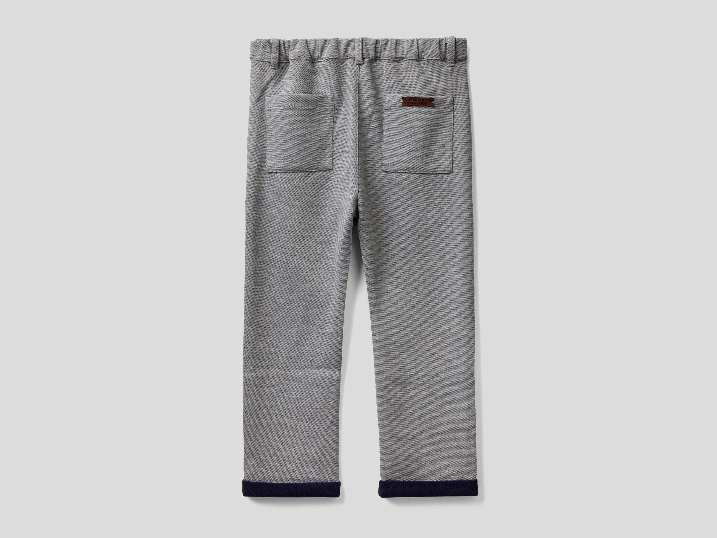 Slim fit trousers with turn-ups image number 2