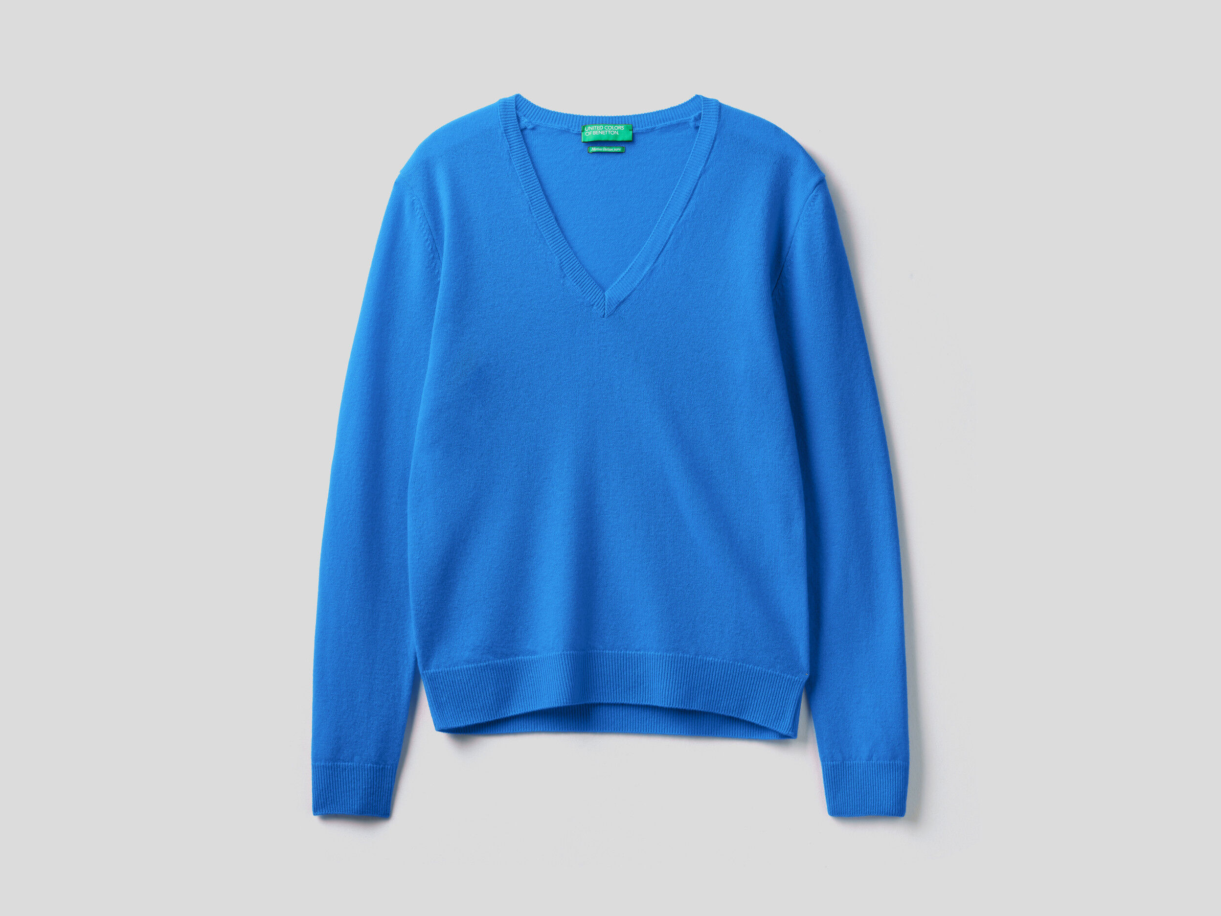 Turquoise v sales neck sweater
