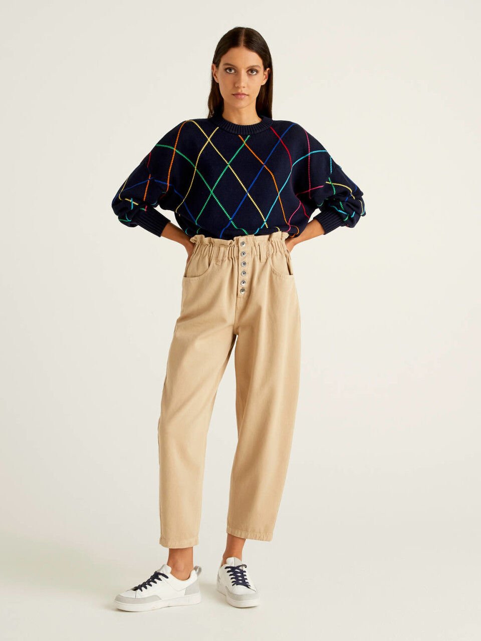 Women's Relaxed Fit Trousers New