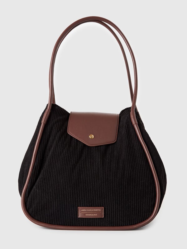 Bolso de mano de terciopelo Mujer