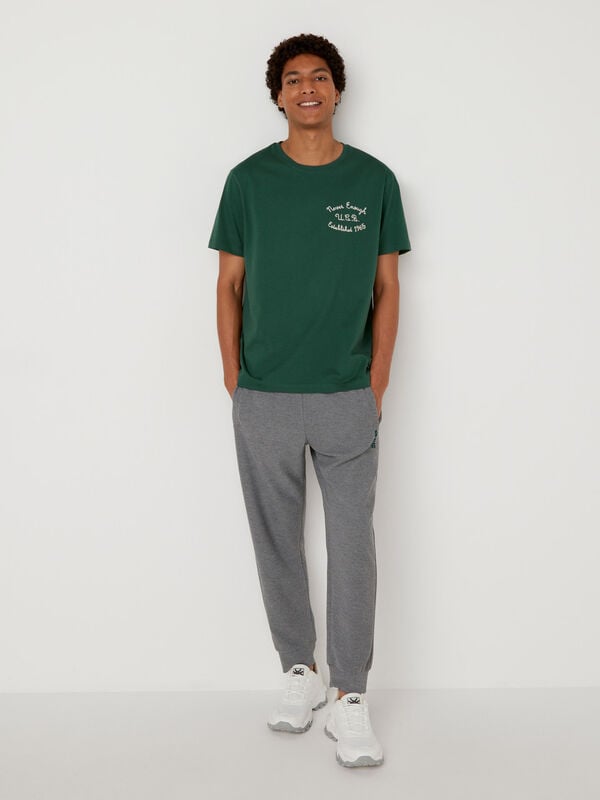 College-style sweat joggers Men
