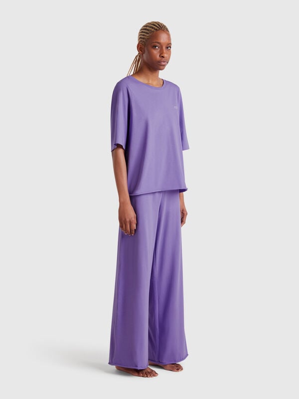 Loose-fitting pyjamas in pure cotton Women