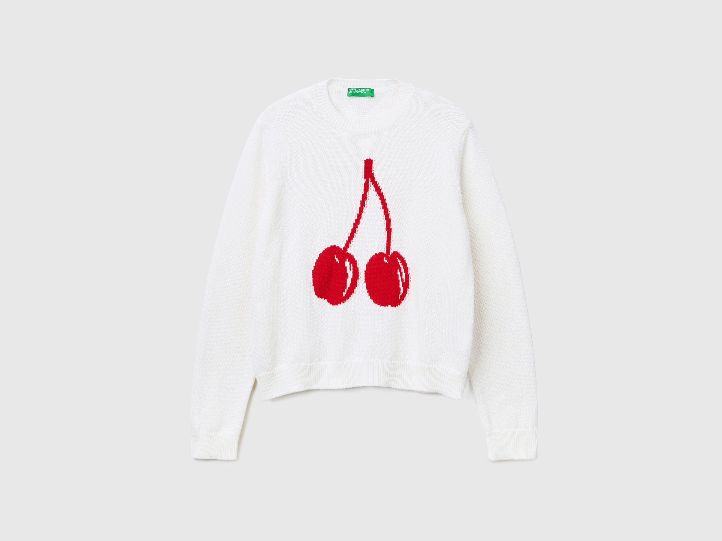 White cherry hotsell sweater