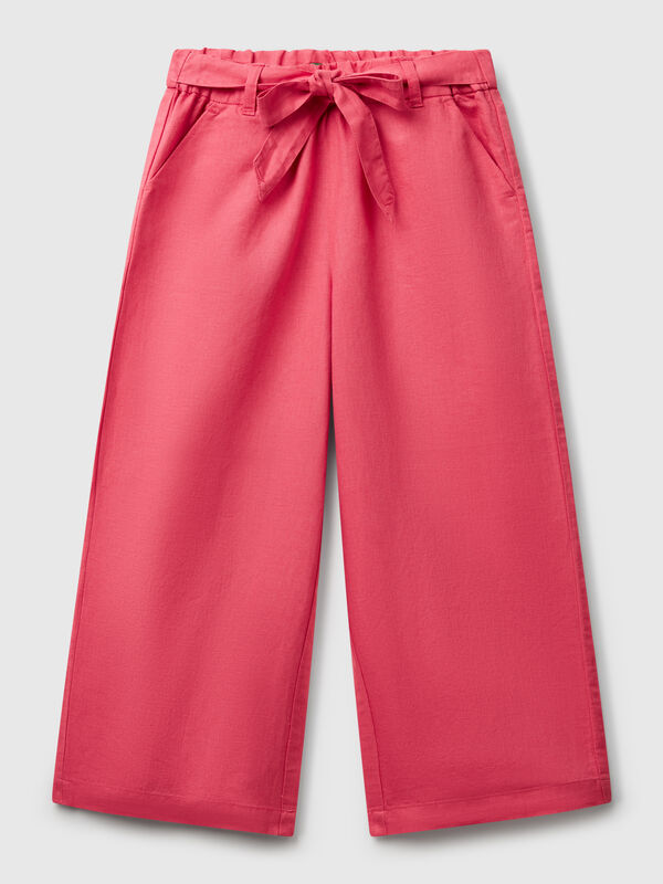 Pantalón con fajín Niña