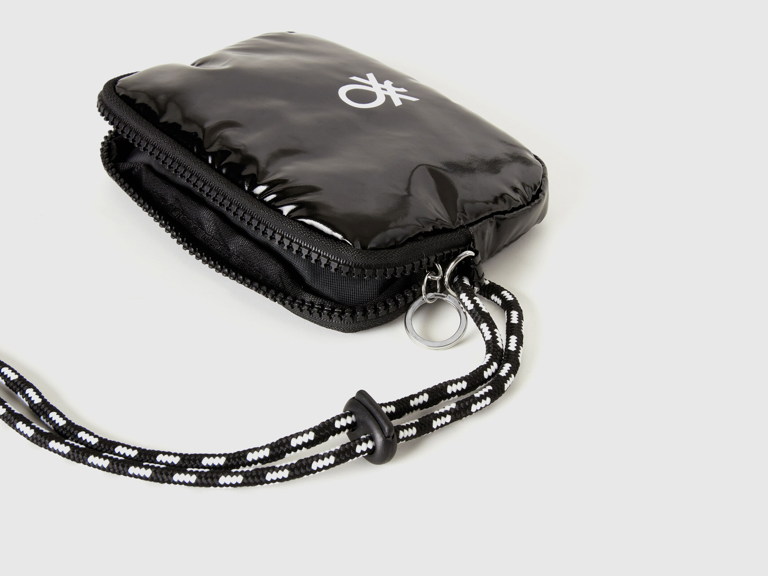 Change purse with logo - Black | Benetton