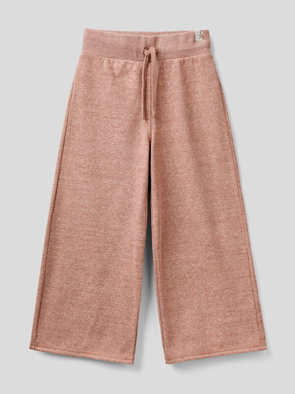 Palazzo trousers in recycled fabric Junior Girl