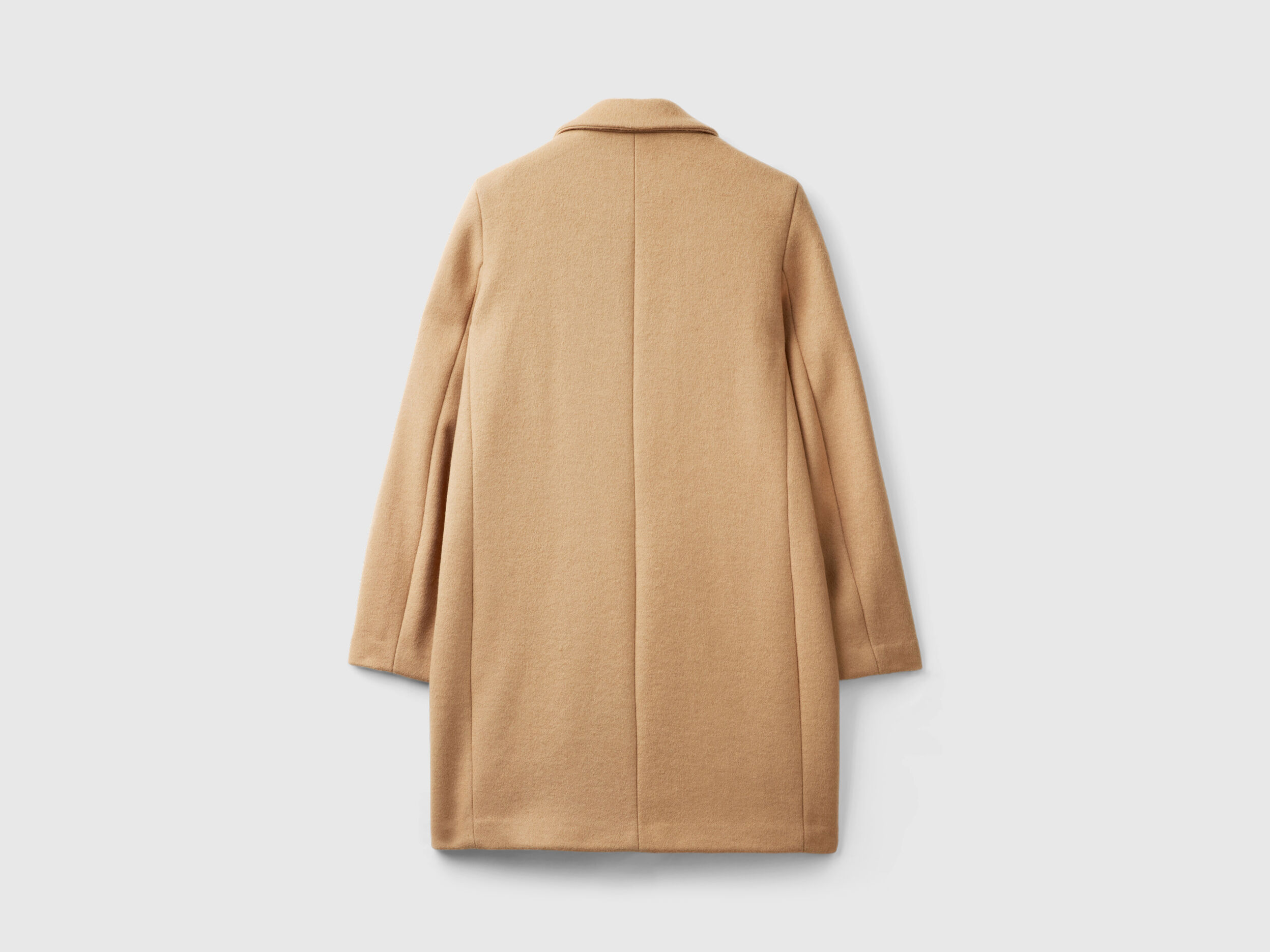 United colors of benetton wool coat sales