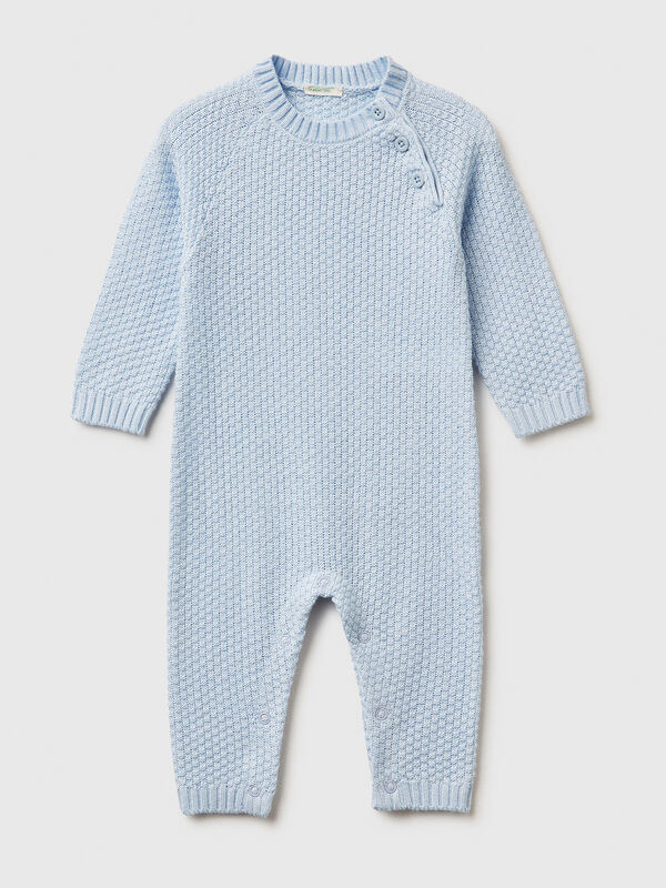 Crew neck knit onesie New Born (0-18 months)