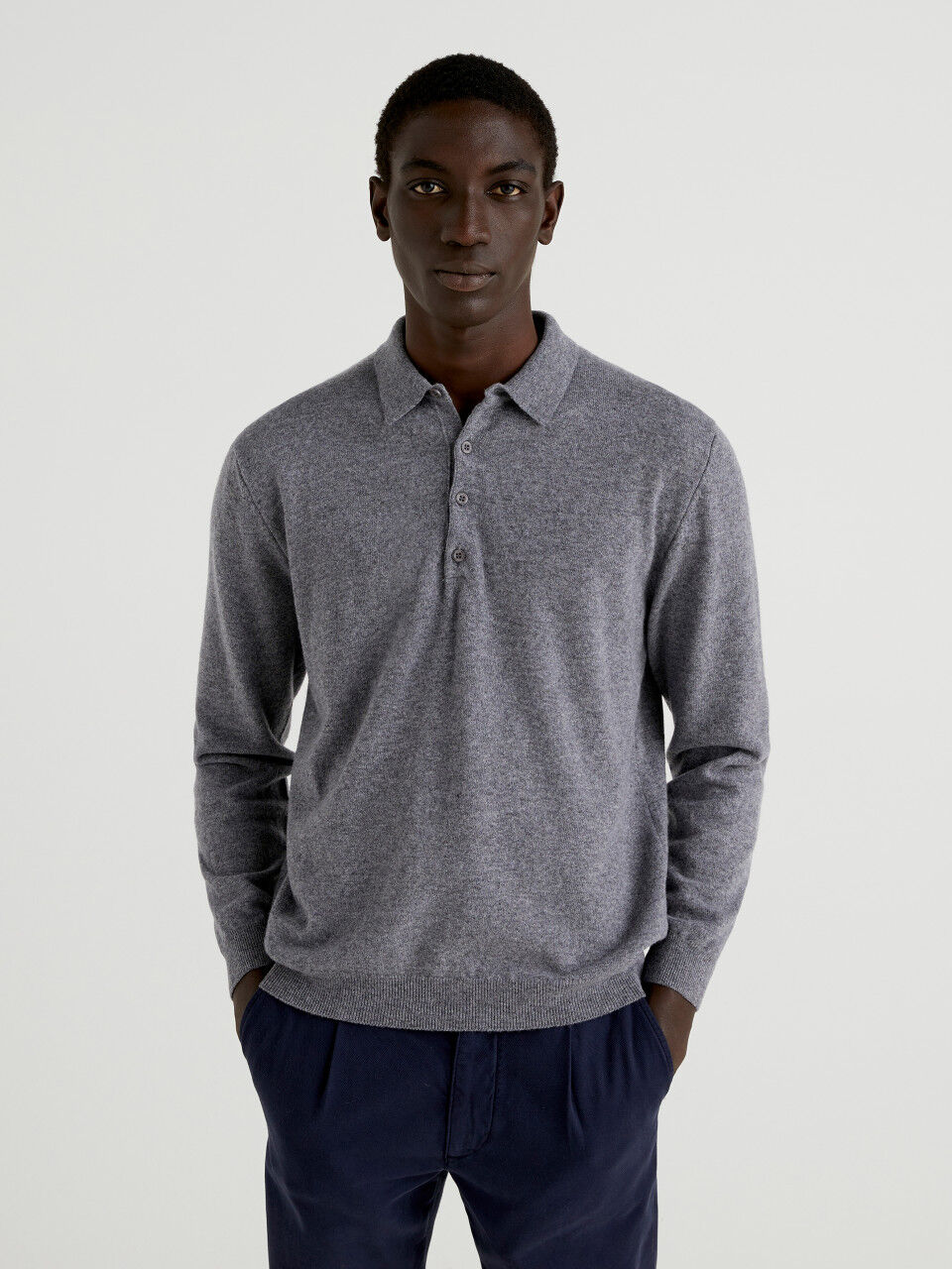 Men s Long Sleeve Polos New Collection 2024 Benetton