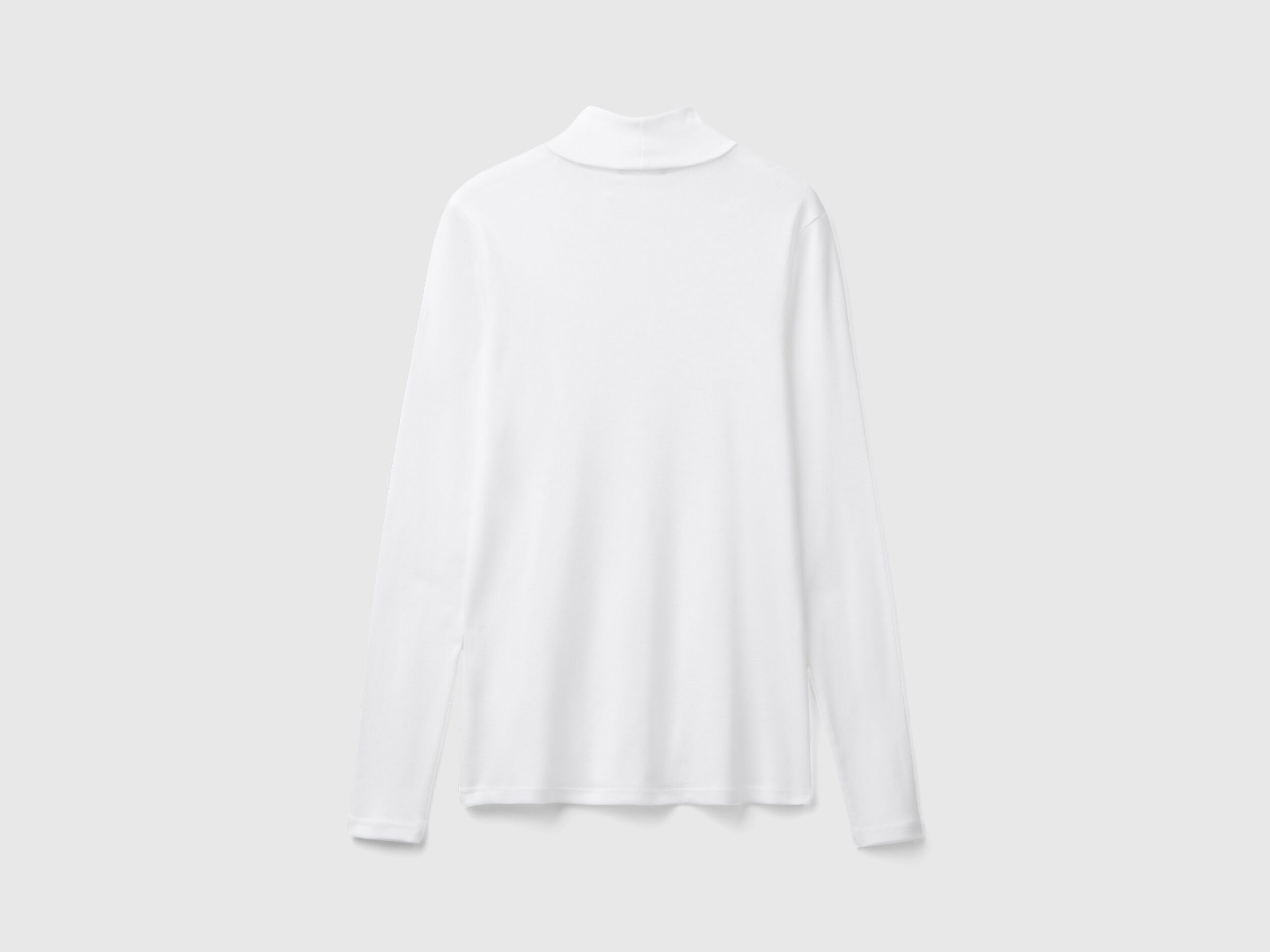 White long sleeve high neck on sale