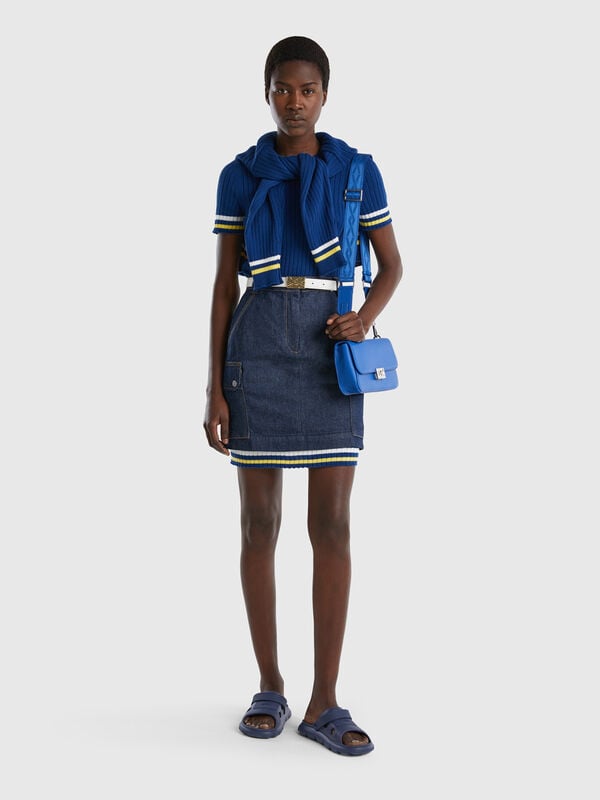Mini skirt with cargo pockets Women