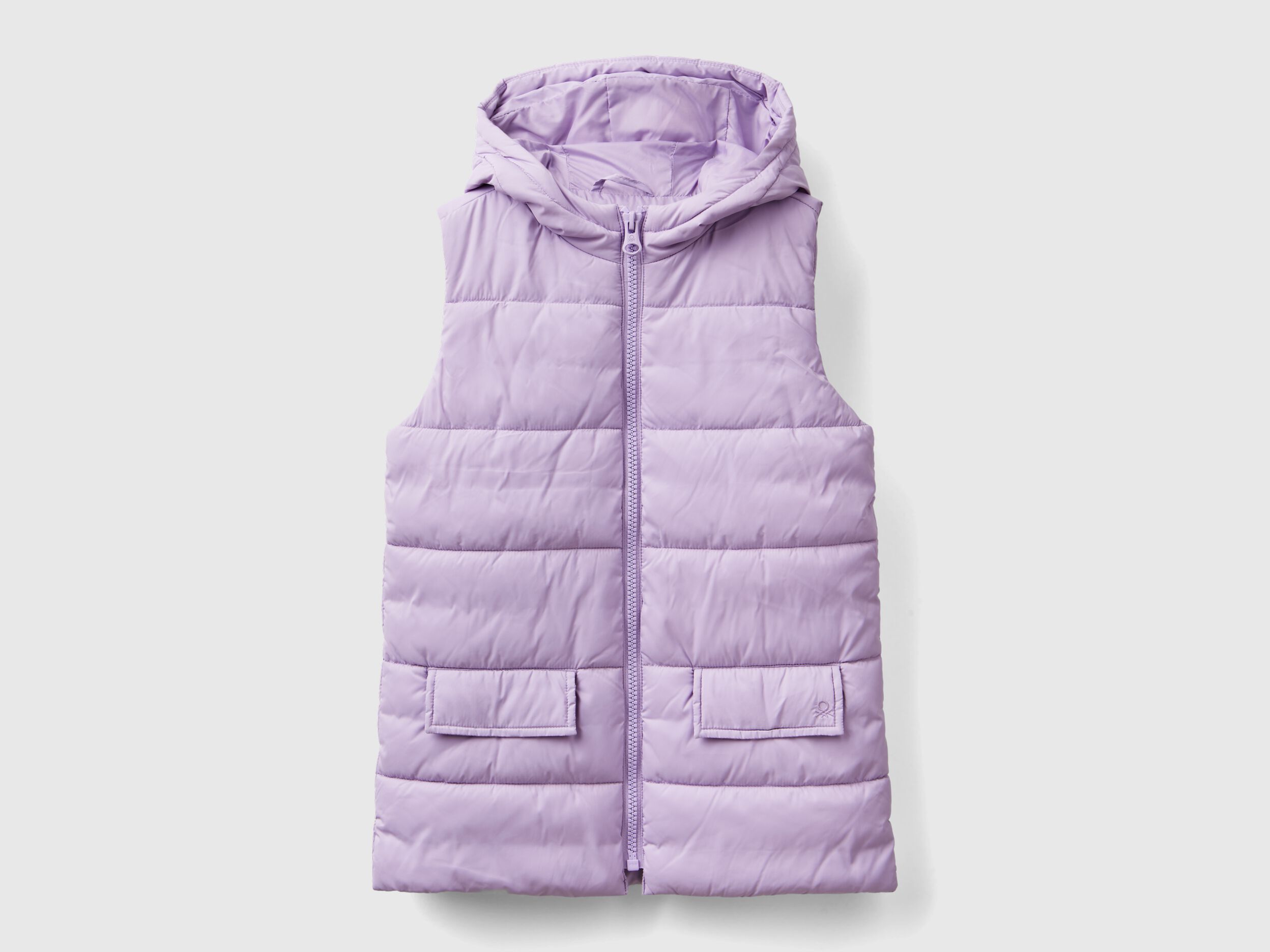 Junior Girls Sleeveless Puffer Jackets Collection 2024 Benetton