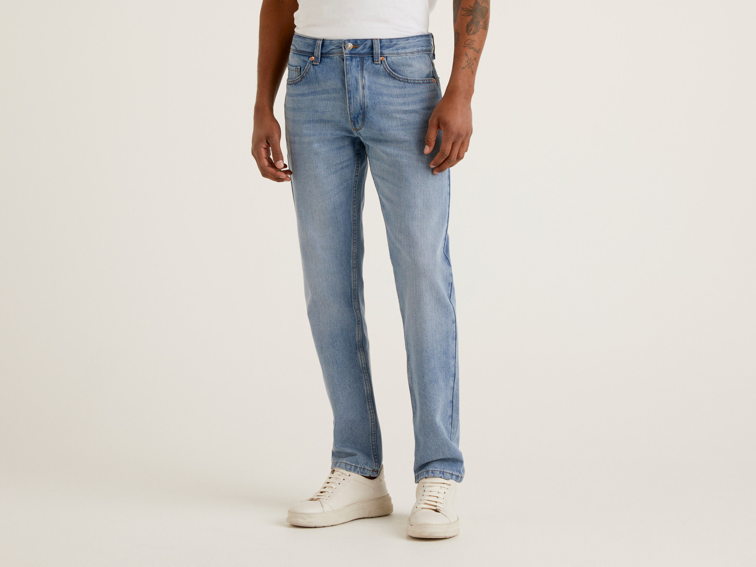 Men's 100 percent cotton jeans online
