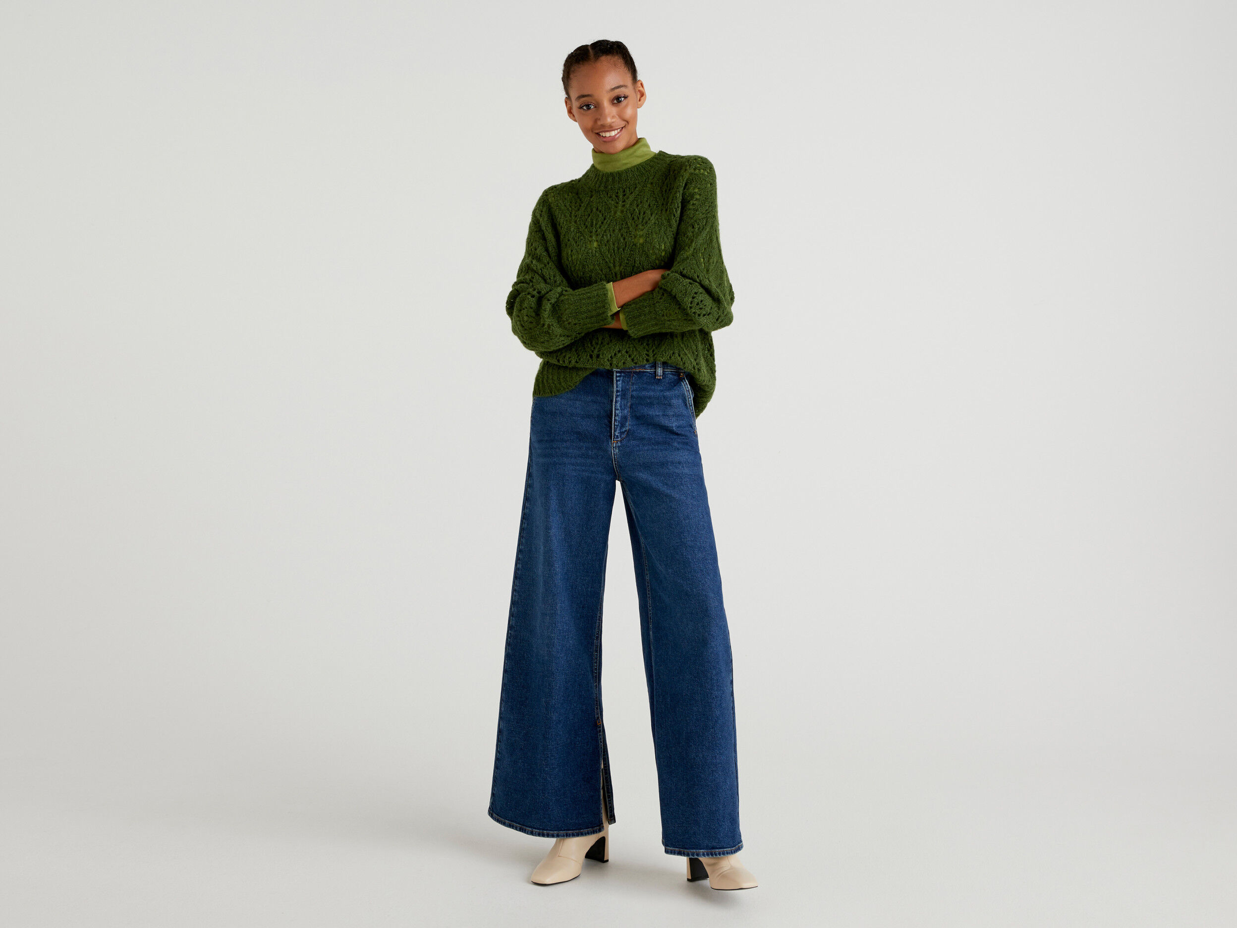 Womens outlet palazzo jeans