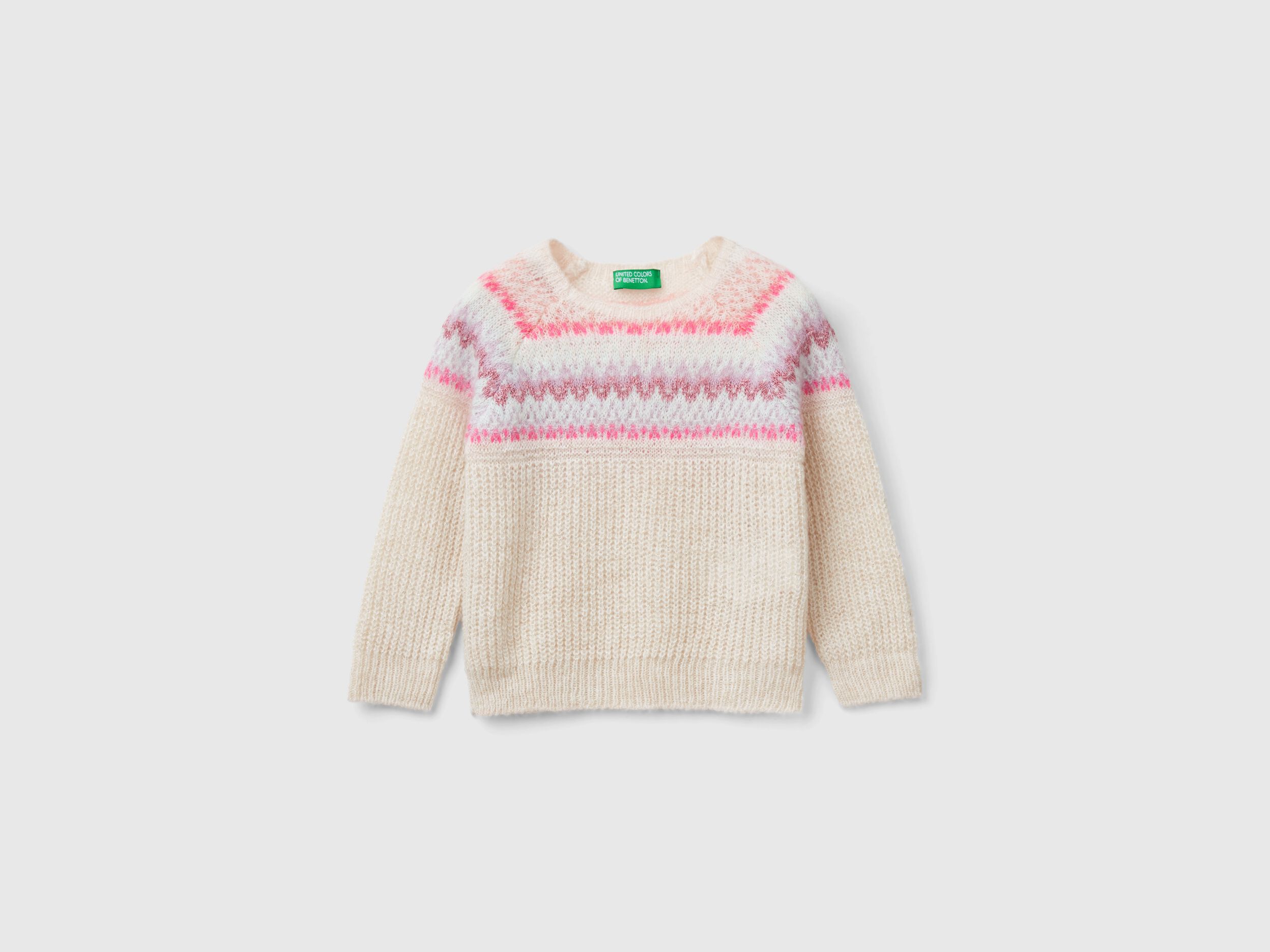 Kid Girls Sweaters and Knitwear Collection 2024 Benetton