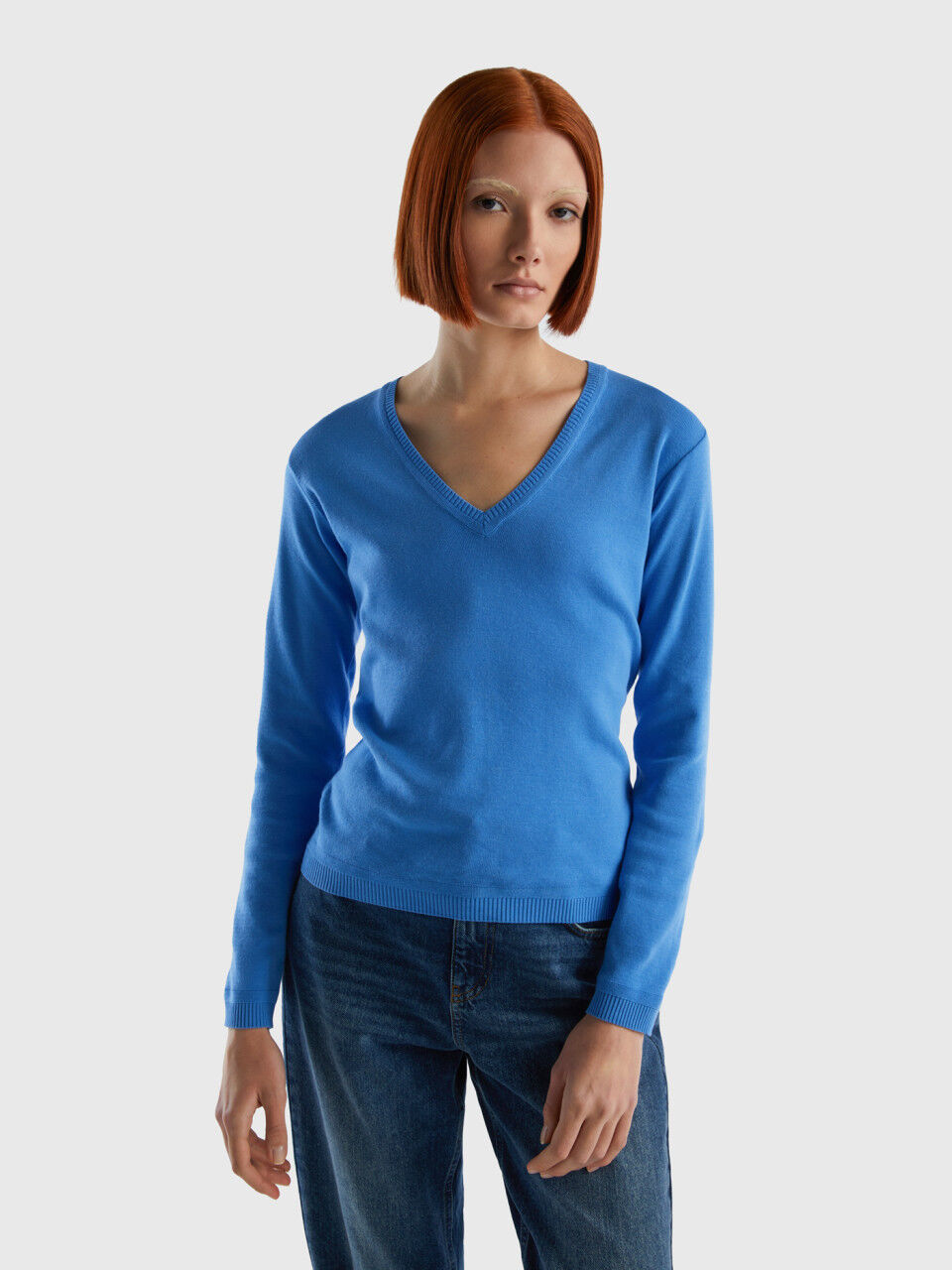 Women s V Neck Sweaters New Collection 2024 Benetton