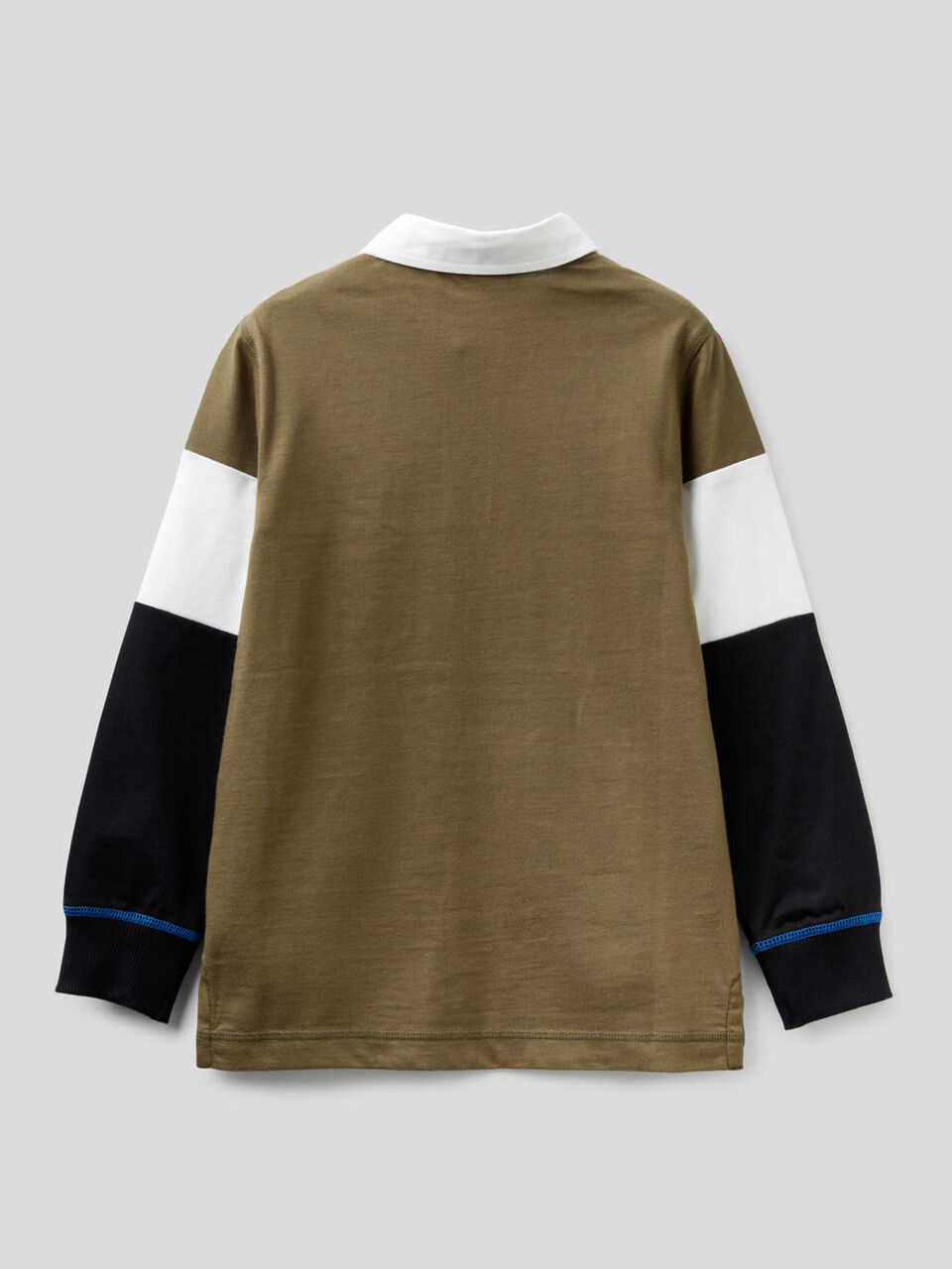 Rugby polo in 100% cotton image number 2