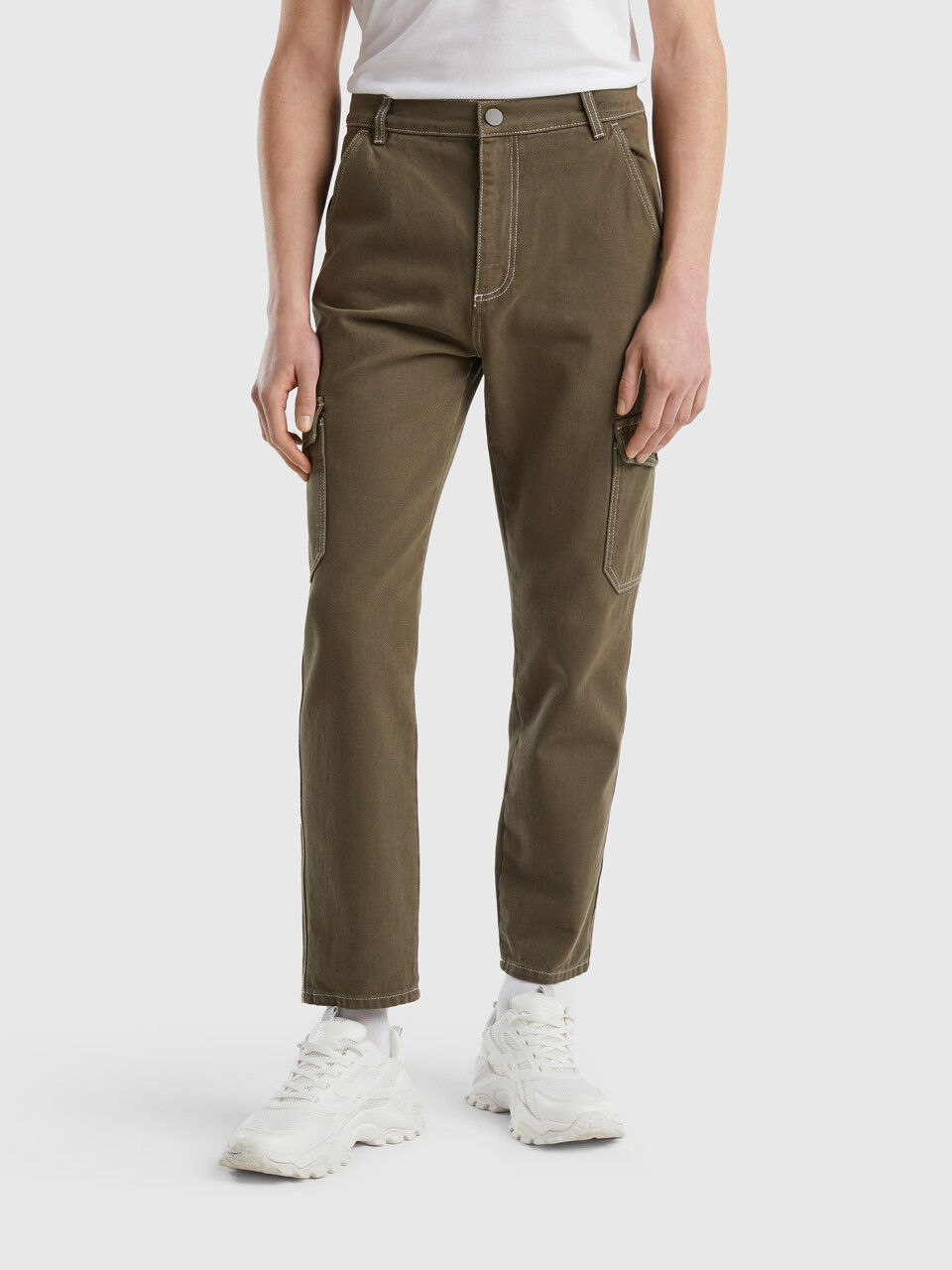 Twill cargo trousers | Alcott | Women's Trousers