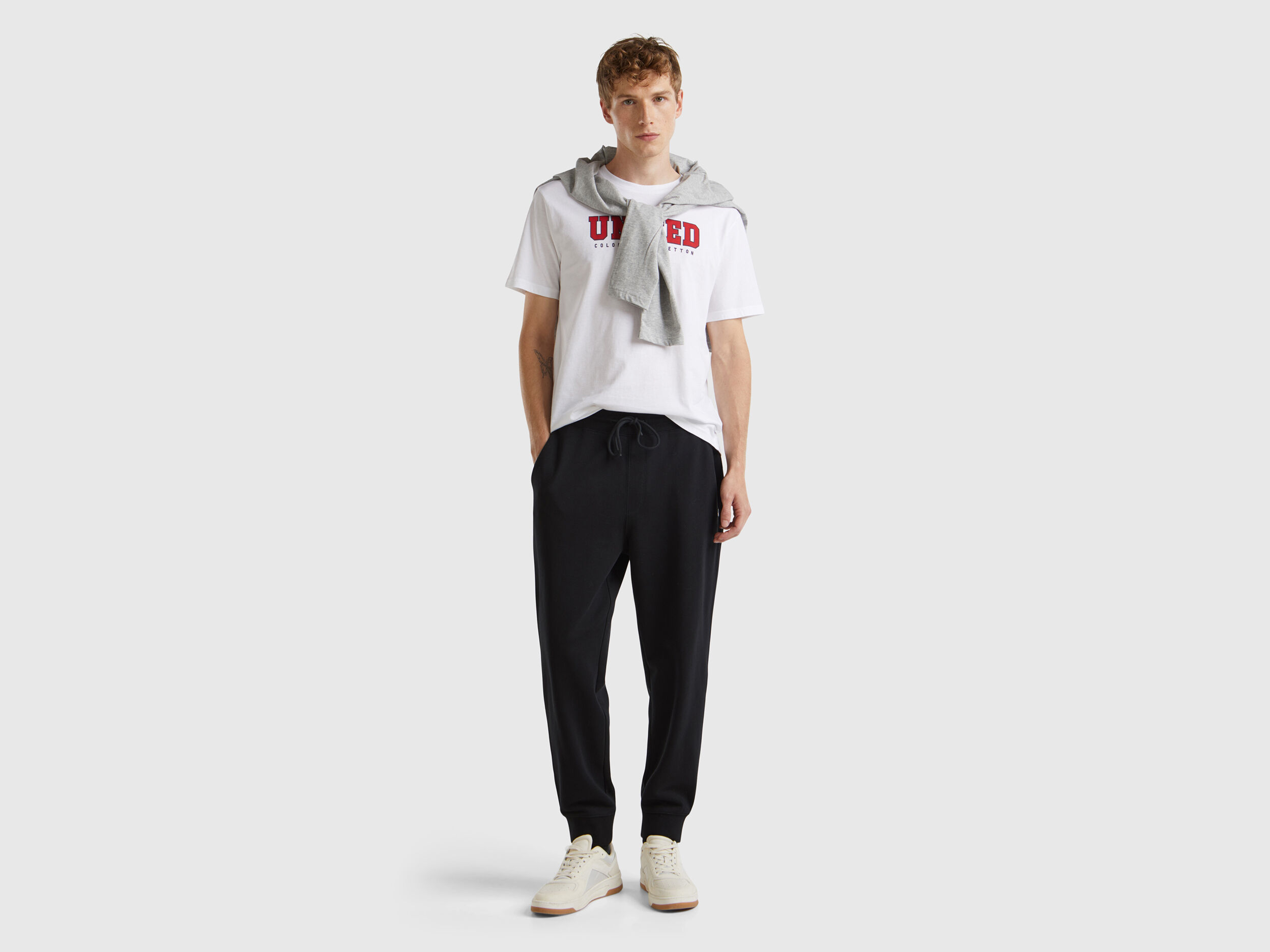 Benetton joggers clearance