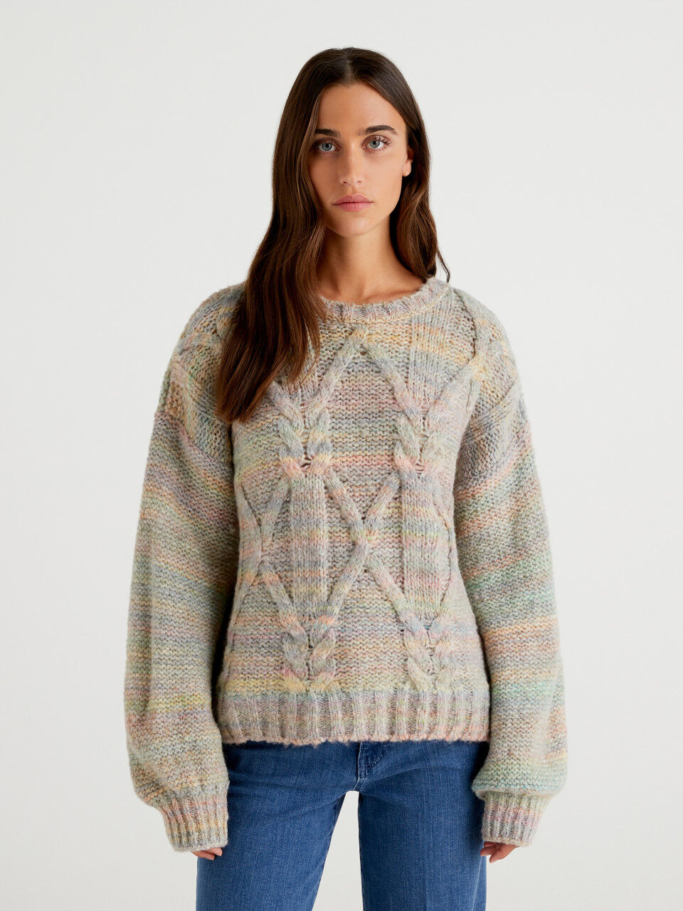 Women s Crew Neck Sweaters and Jumpers Benetton