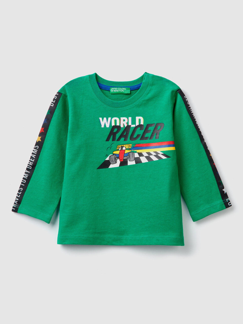T-shirt with slogan print Junior Boy image number 1