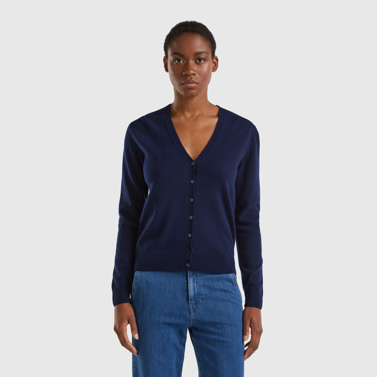 Merino v cheap neck cardigan