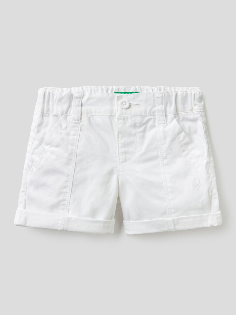 Bermudas de lona de 100 % algodón Niño image number 1