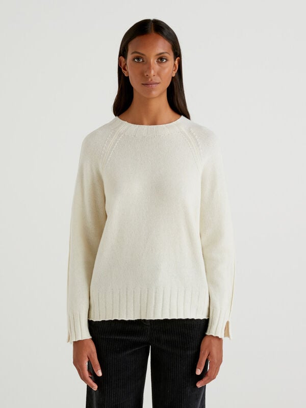 Ribbed knit sweater Women