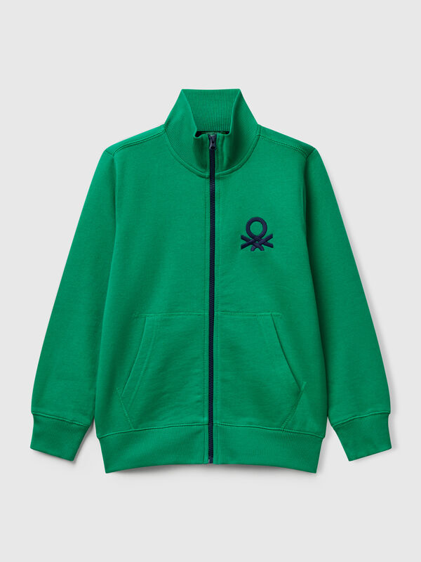 Sudadera con cremallera de algodón puro Niño