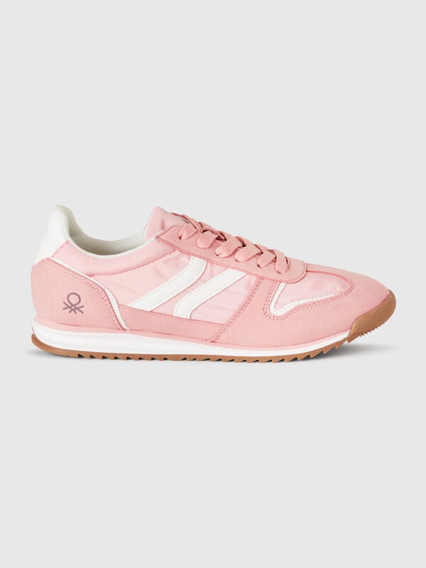 Low-top sneakers in imitation suede Women