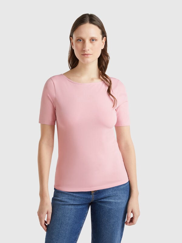 Camiseta reversible ajustada Mujer