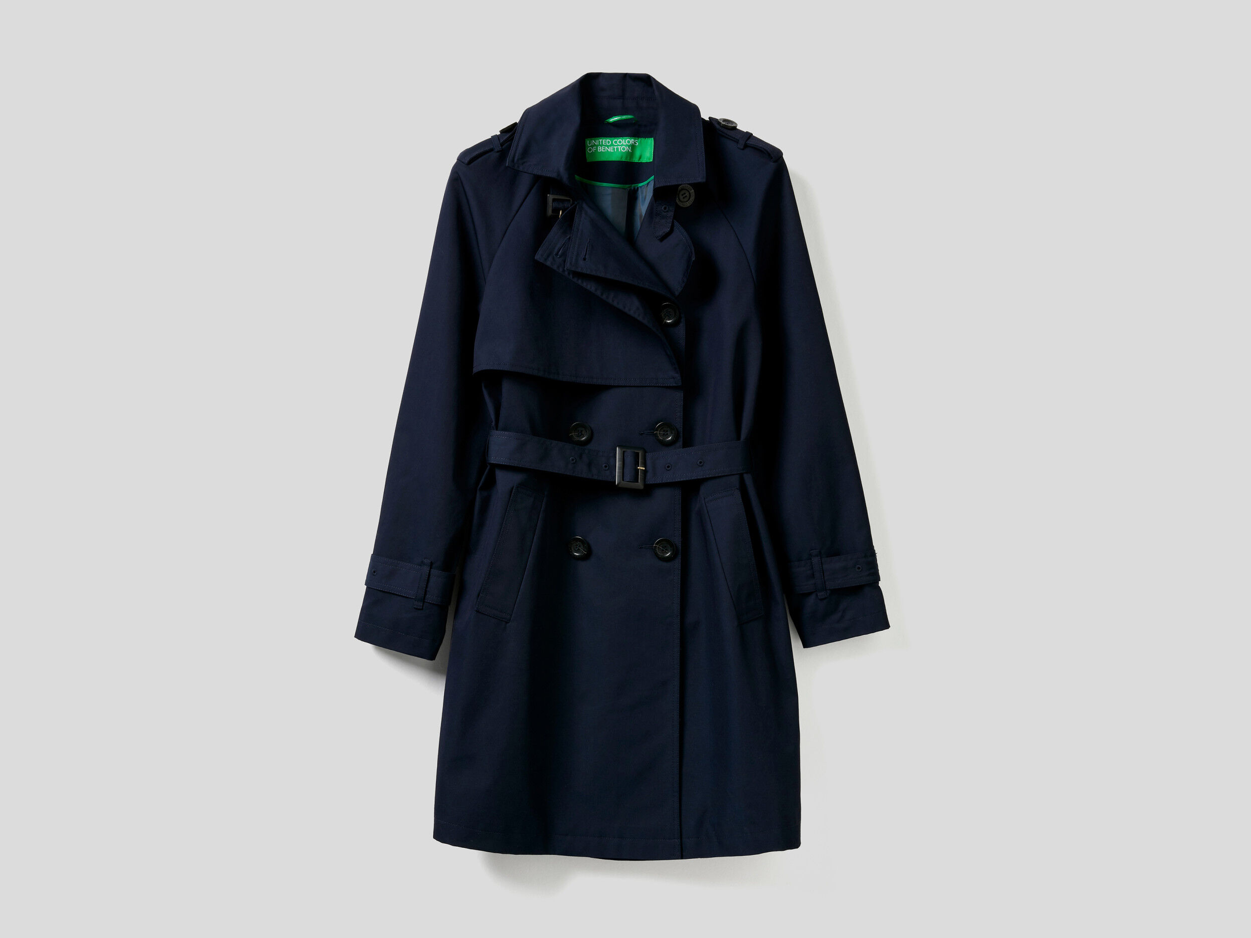 United colors of benetton trench clearance coat