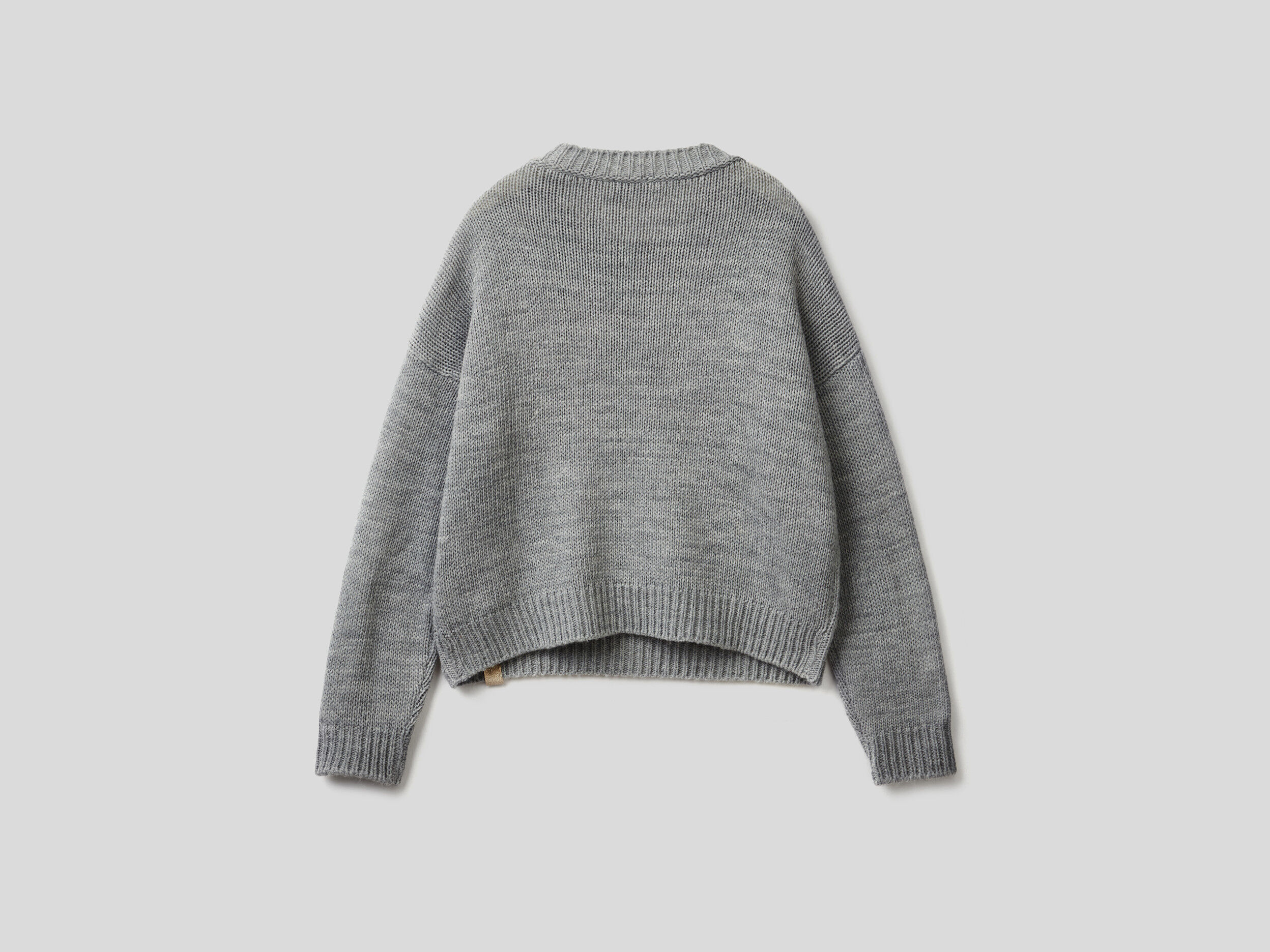 Snoopy Christmas sweater Gray Benetton