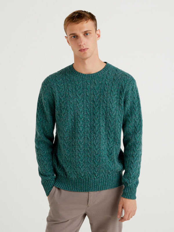 Sweater in pure Shetland wool Men